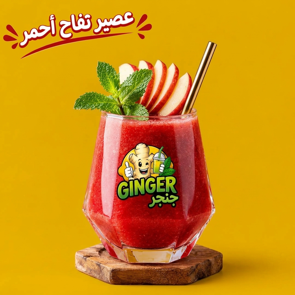 تفاح أحمر