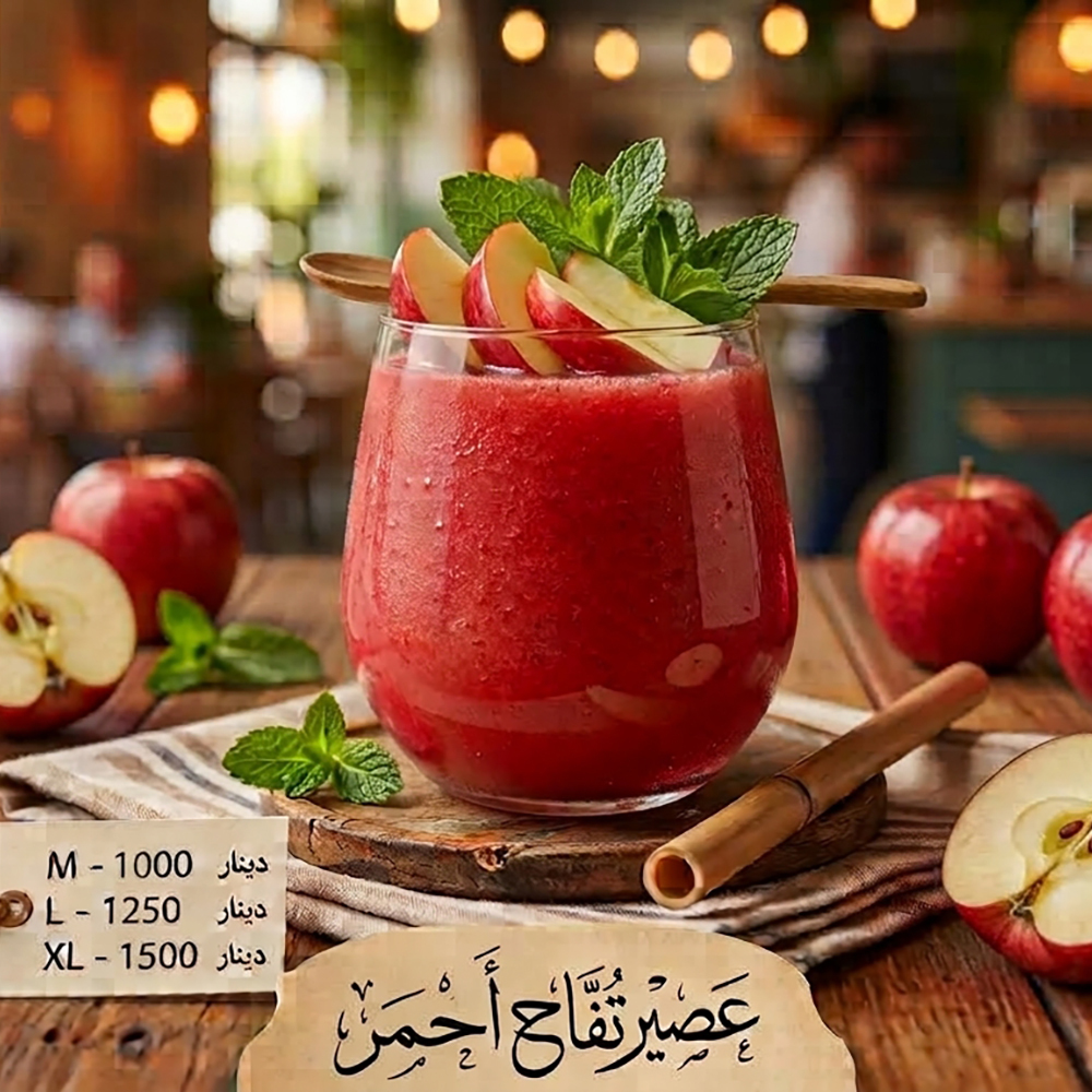تفاح أحمر